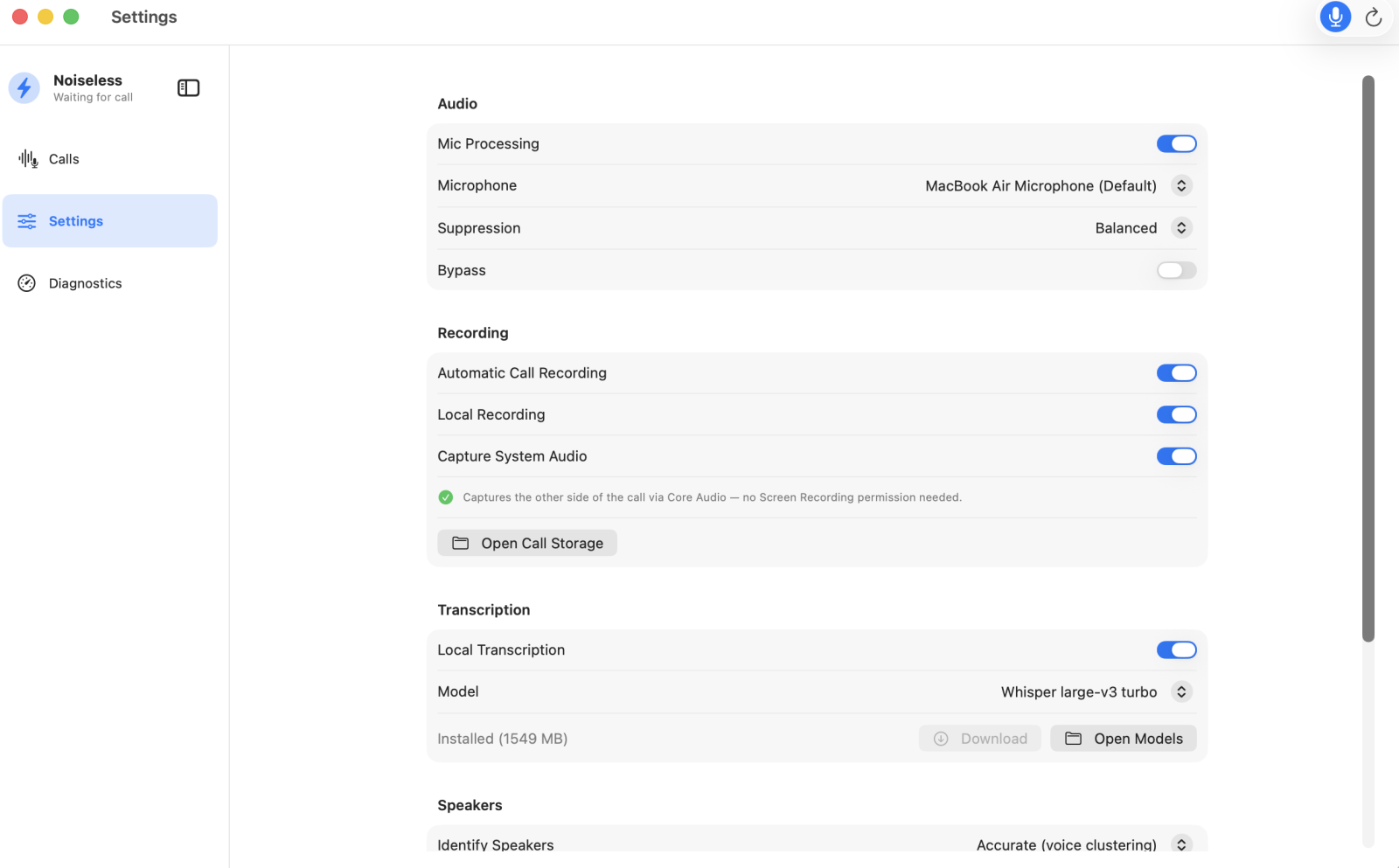 Noiseless App
