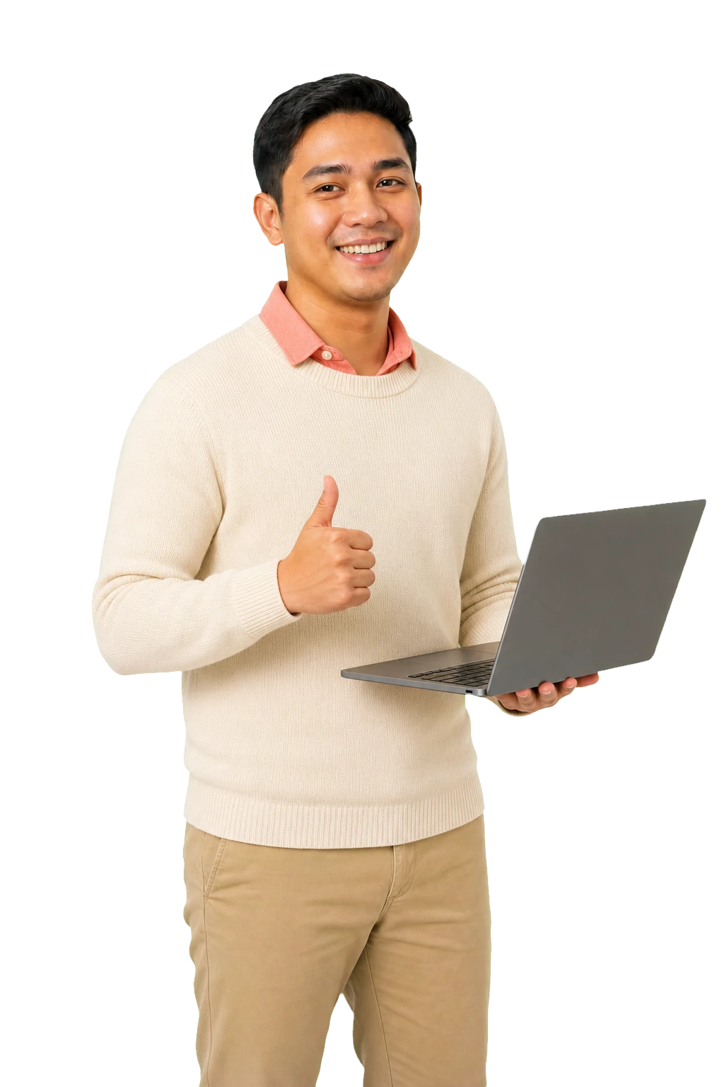 Virtual assistant working on email management with a laptop